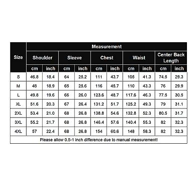 COOFANDY Men's Long Sleeve Shirt Embroidery Slim Fit Casual Button Down Shirt