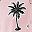 Pink Coconut Tree