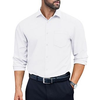 COOFANDY Mens Casual Button Down Shirts Regular Fit Wrinkle Free Dress Shirt Long Sleeve
