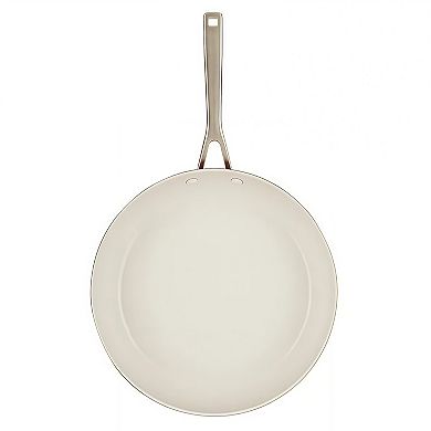 Hard Anodized 12.1 Inch Ceramic Nonstick Frying Pan, Oven Safe to 500°F, Empire Red