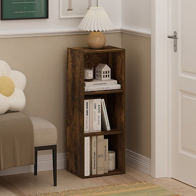 3-Tier Open Shelf Bookcase for Home or Office