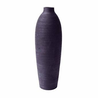 Textured Matte Ceramic Floor Vase