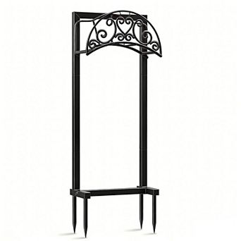 Garden Hose Holder Stand with 4 Spikes
