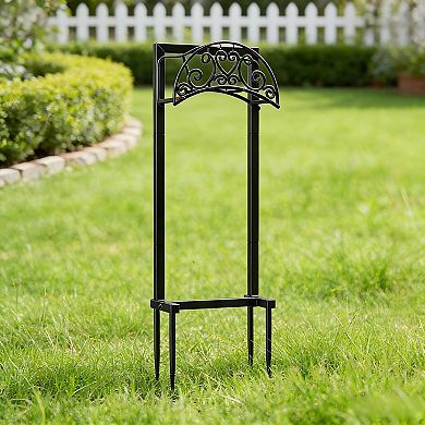 Garden Hose Holder Stand with 4 Spikes
