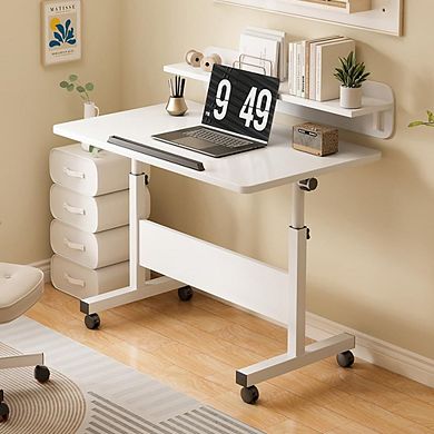 IDEALHOUSE Adjustable Height Standing Desk with Wheels