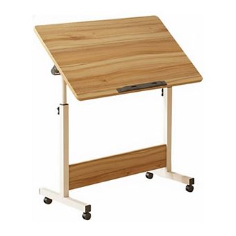 IDEALHOUSE Adjustable Height Standing Desk with Wheels