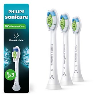 Philips Sonicare W DiamondClean 3-Pack Replacement Electric Toothbrush Heads