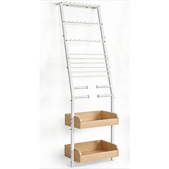 Large jewelry storage box for earrings, necklaces, and bracelets