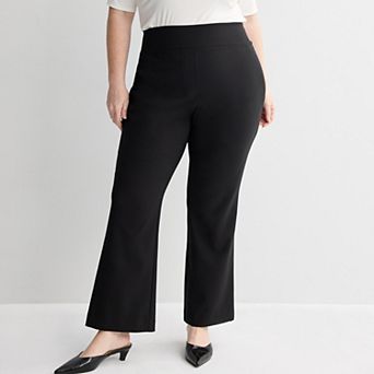Plus Size Nine West Pull-On Flare Pants