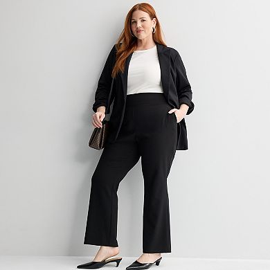Plus Size Nine West Pull-On Flare Pants