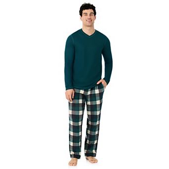 Men's Cuddl Duds® Cabin Fleece Pajama Top & Pajama Bottoms Set