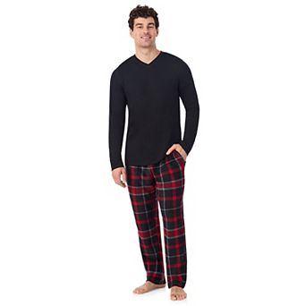 Men's Cuddl Duds® Cabin Fleece Pajama Top & Pajama Bottoms Set