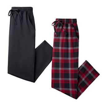 Men's Cuddl Duds® 2-Pack French Terry Pajama Pants