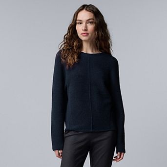Women's Simply Vera Vera Wang Crewneck Pullover Sweater