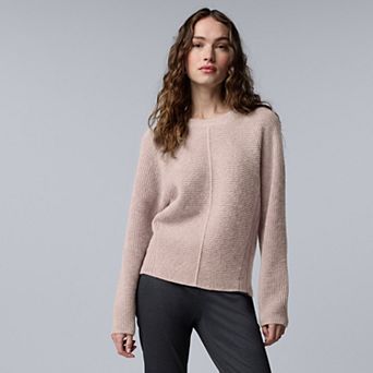 Women's Simply Vera Vera Wang Crewneck Pullover Sweater