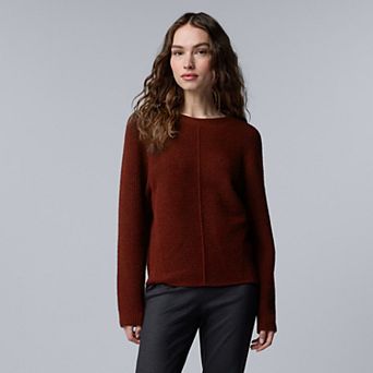 Women's Simply Vera Vera Wang Crewneck Pullover Sweater