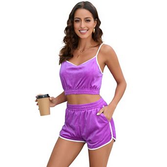 Two Piece Workout Sets For Women Tank Top Matching High Waist Shorts Gym Yoga Active Wear Outfits