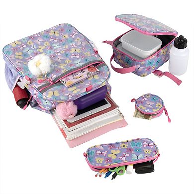 Kids Allover Print Backpack 6-Piece Set