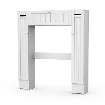 Wooden Over The bath fixture Bathroom Storage Cabinet Organizer