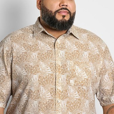 Big & Tall Van Heusen Weekend Printed Camp Shirt