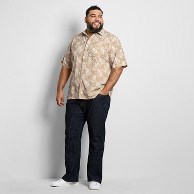Big & Tall Van Heusen Weekend Printed Camp Shirt