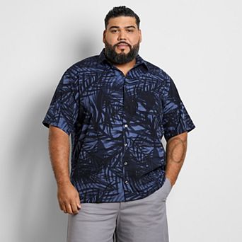 Big & Tall Van Heusen Weekend Printed Camp Shirt