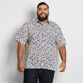 Big & Tall Van Heusen Weekend Printed Camp Shirt