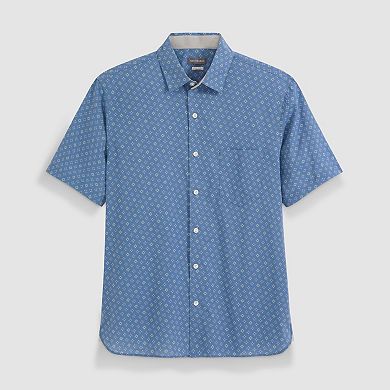 Big & Tall Van Heusen Everyday Defense Stainshield Short Sleeve Button-Down Shirt