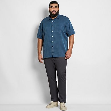 Big & Tall Van Heusen Weekend Solid Camp Shirt