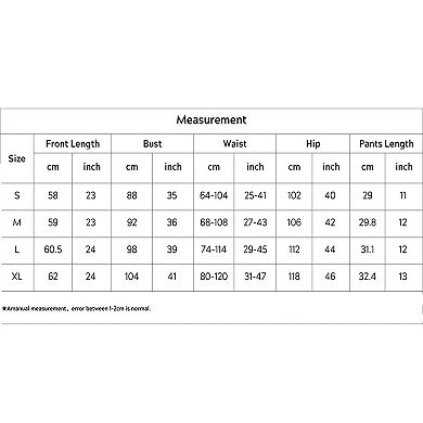 Women's Satin Pajama Set Spaghetti Strap Top & Short Cutout Lace Trim Sleepwear Set