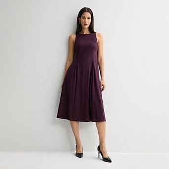 Women's Nine West Fit & Flare Midi Dress