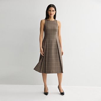 Women's Nine West Fit & Flare Midi Dress