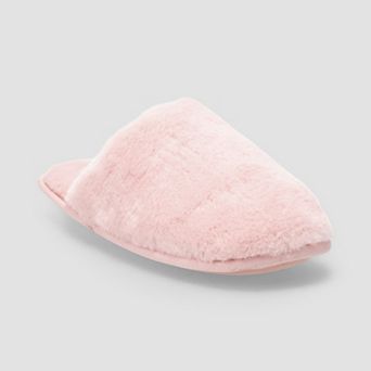 Women's LC Lauren Conrad Vonnel Faux Fur Slip-On Scuff Slippers