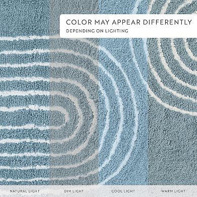 Home Collection Cotton Modern Patterned Bath Mat