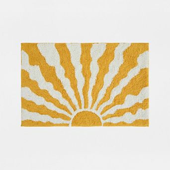 Home Collection Cotton Modern Patterned Bath Mat