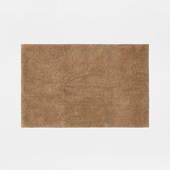 Home Collection Cotton Reversible Solid Bath Mat
