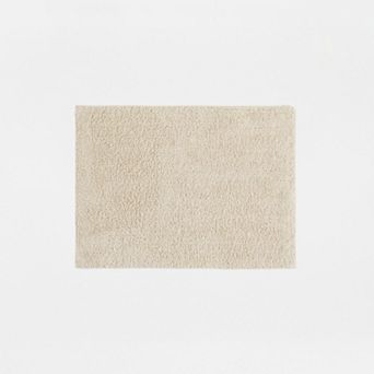 Home Collection Cotton Reversible Solid Bath Mat