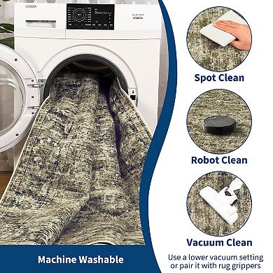 ANIXOL Washable Vintage Area Rug