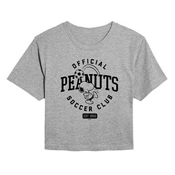 Juniors' Peanuts Official Cropped Tee