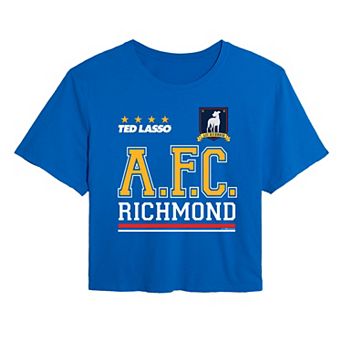 Juniors' Ted Lasso A.F.C. Richmond Soccer Jersey Cropped Tee
