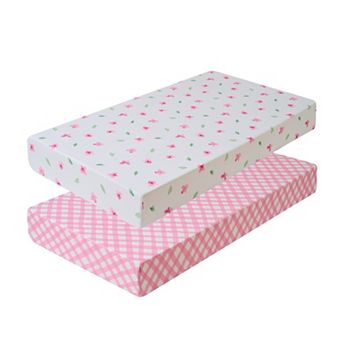 Sweet Home Collection 2 pc Crib & Toddler Bed Mattress Fitted Sheet Set
