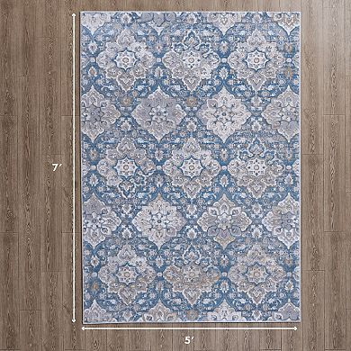 Laura Ashley Eliza Fernsby Hi-Low Area Rug