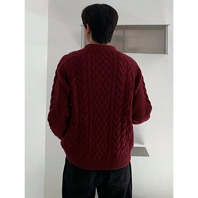 Cable Knit Crew Neck Everyday Sweater