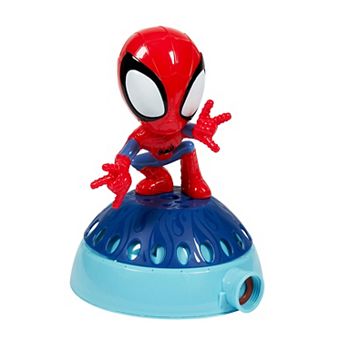Little Kids Marvel Spidey and His Amazing Friends Spider-Man Spinning Water Sprinkler Toy