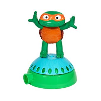 Little Kids Teenage Mutant Ninja Turtles Mutant Mayhem Spinning Water Sprinkler Toy