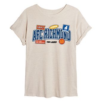 Juniors' Ted Lasso A.F.C. Richmond Icons Oversized Tee
