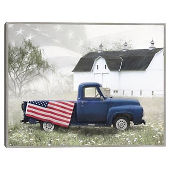 Country Patriotic Pride Framed Wall Art