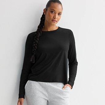 Women's Tek Gear® Long Sleeve Pleat Tee