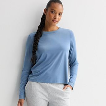 Women's Tek Gear® Long Sleeve Pleat Tee