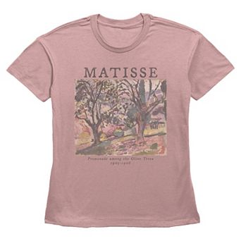 Women's Matisse Promenade Among The Olive Trees Short Sleeve Basic Fit Tee